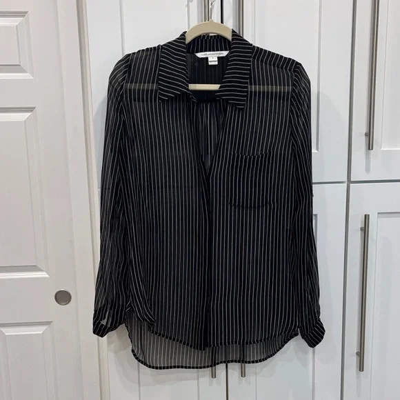 DVF Lorelei Two Silk Blouse - Picture 3 of 8